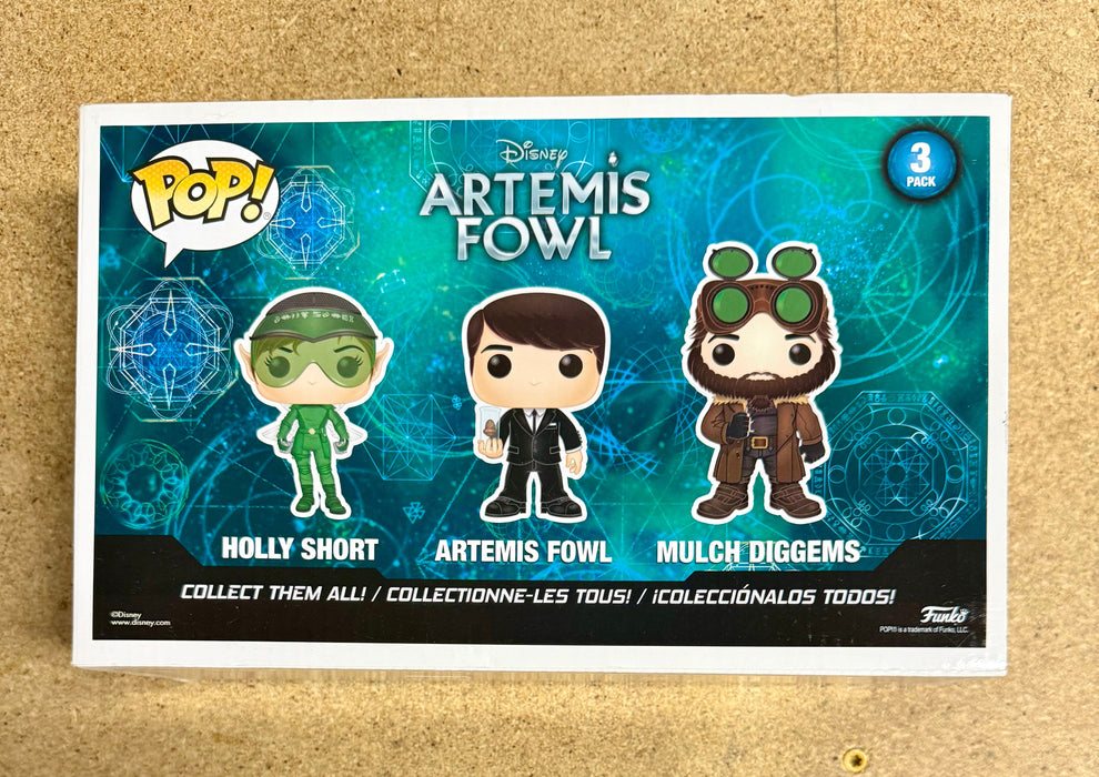 Funko Pop! Disney Holly Short Artemis Fowl & Mulch Diggems 3-Pack Vaulted 2019 Exclusive - for just $15! 