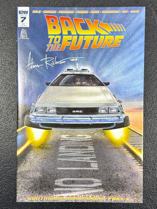 Back To The Future #6 7 8 Signed Adam Riches Vault Collectibles Connecting Exclusive - for just $150! 