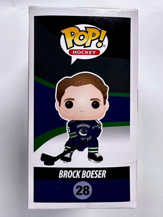 Brock Boeser Signed NHL Hockey Vancouver Canucks Funko Pop! #28 With JSA COA - for just $130! 