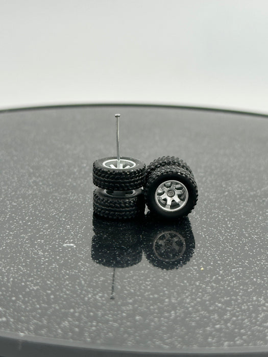 Rubber Wheels for Diecast Scale 1/64 - for just $3.50! 