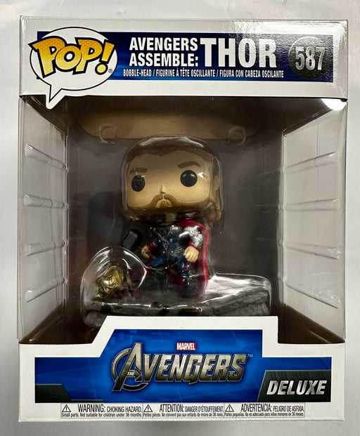 Funko Pop! Deluxe Marvel Avengers Assemble: Thor #587 Vaulted 2020 Exclusive - for just $15! 