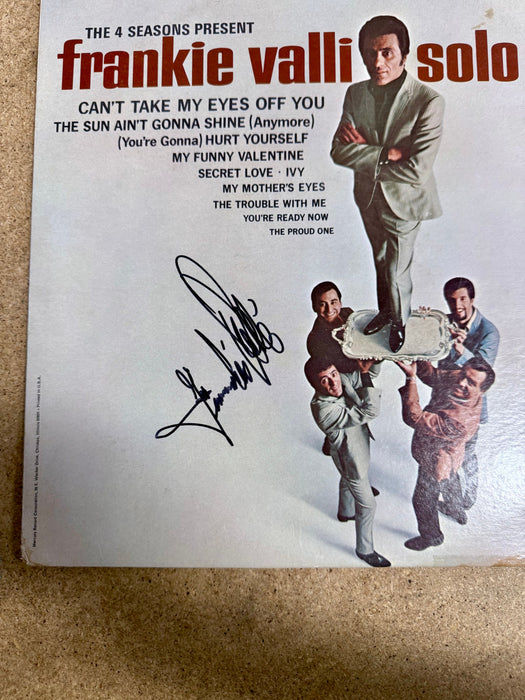 Frankie Valli Signed Of The (4) Four Seasons Solo 1967 Vinyl With JSA COA - for just $150! 