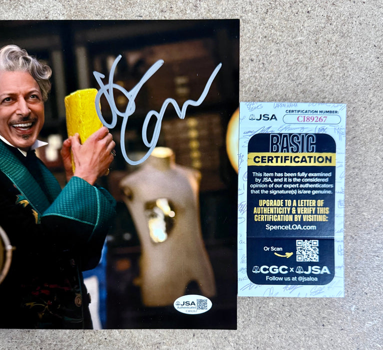 Jeff Goldblum Signed Wonderful Wizard Of Oz Wicked 8X10 Photo With JSA COA - for just $90! 