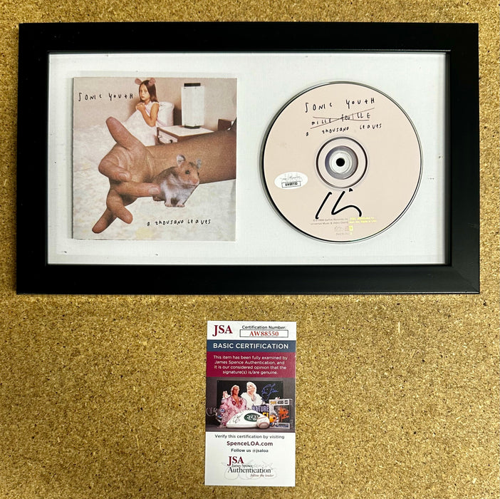 Kim Gordon Framed & Signed Sonic Youth (A Thousand Leaves) CD With JSA COA - for just $135! 