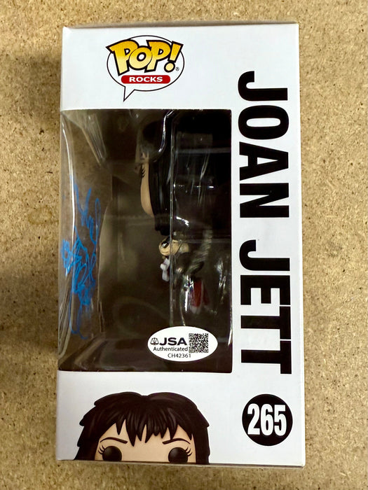 Joan Jett Signed & Joan Jett The Blackhearts Vaulted Funko Pop #265 With JSA COA - for just $400! 