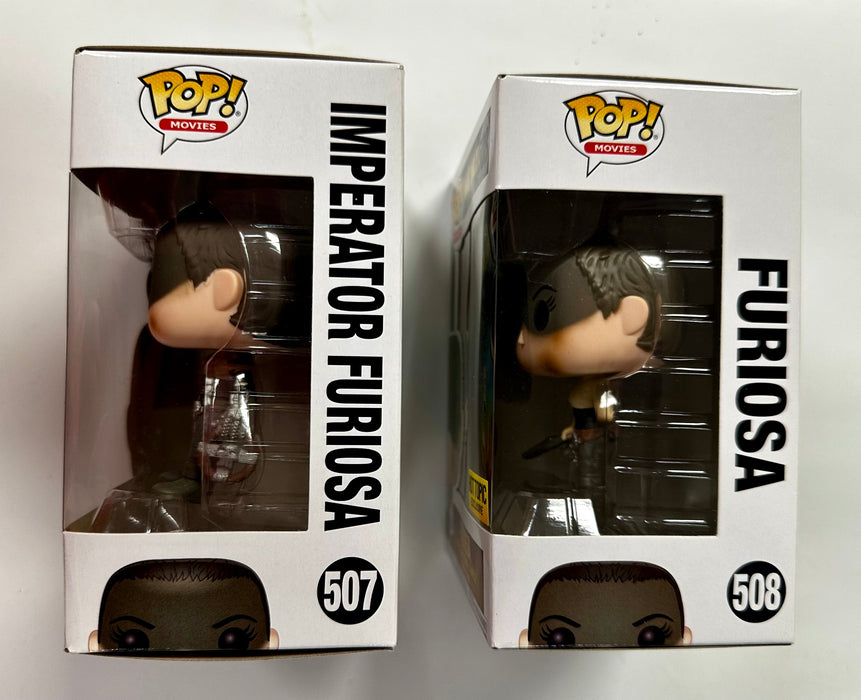Funko Pop! Movies Imperator Furiosa #507 & 508 Set Of 2 Mad Max Fury Road 2017 - for just $40! 