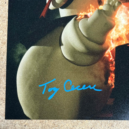 Tony Cecere Signed Stay Pufd Marshmallow Man Ghostbusters 8x10 Photo With JSA COA - for just $50! 