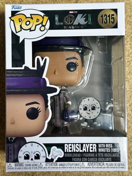 Funko Pop! Marvel Renslayer With Miss Minutes (1893) #1315 Loki 2023 Disney + - for just $8! 