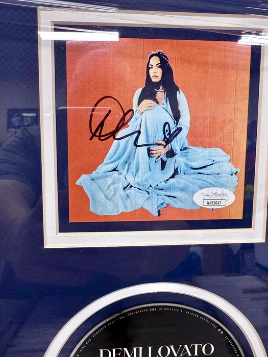 Demi Lovato Signed Album “Dancing With The Devil” Custom Framed Insert & CD With JSA COA - for just $250! 
