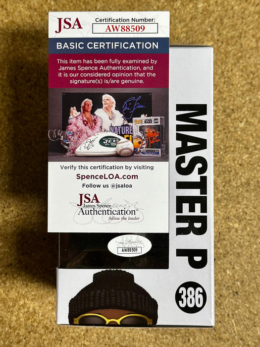 Master P Signed Funko Pop! Rocks #386 No Limits 2024 Make Em Say Uhh With JSA COA - for just $175! 