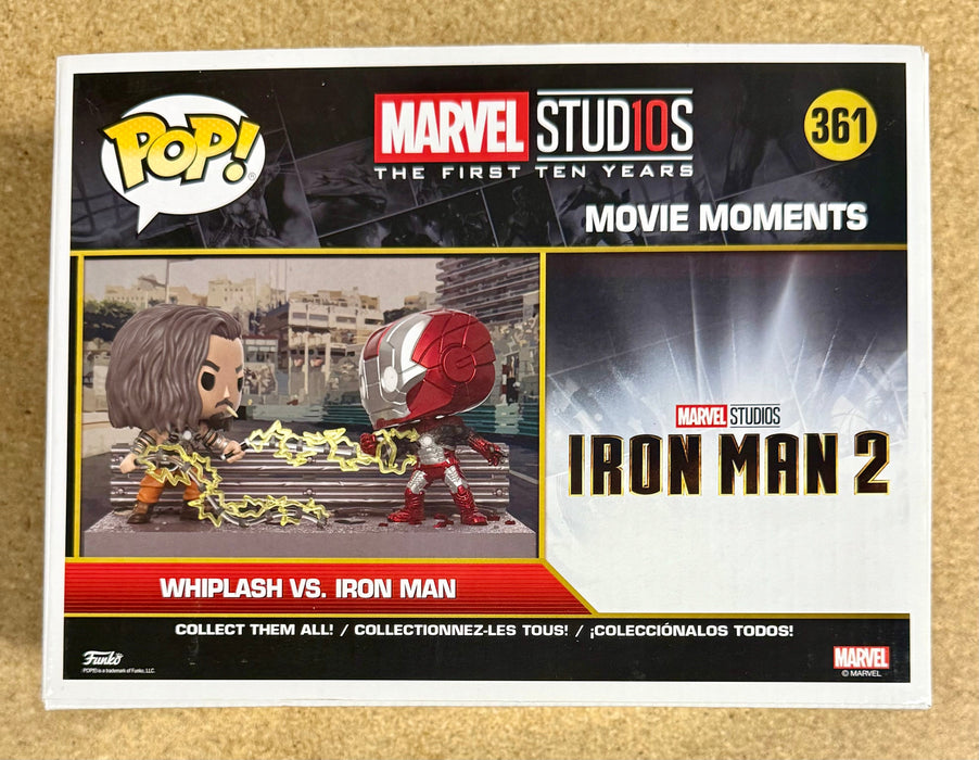 Funko Pop! Movie Moments Whiplash Vs. Iron Man #361 Marvel Studios First 10 Years - for just $15! 