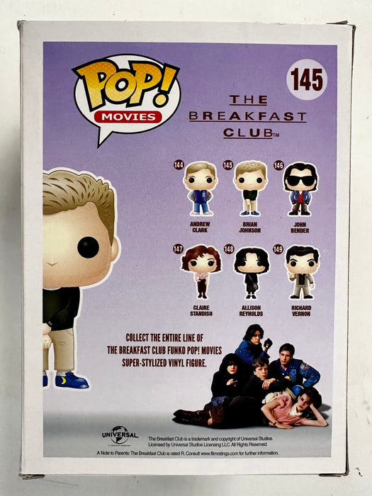 Anthony Michael Hall Signed Brian Johnson Breakfast Club Funko Pop! #145 JSA COA - for just $165! 