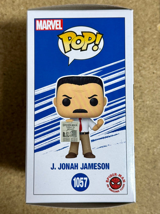 JK Simmons Signed J. Jonah Jameson Marvel Funko Pop #1057 Exclusive With JSA COA - for just $250! 