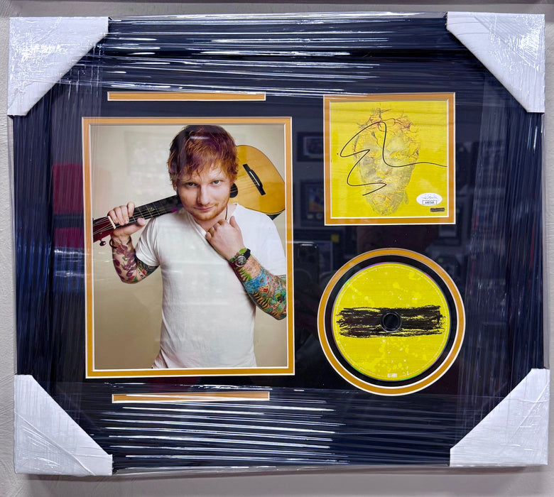 Ed Sheeran Signed Album “Subtract” Custom Framed CD Booklet With JSA COA - for just $275! 