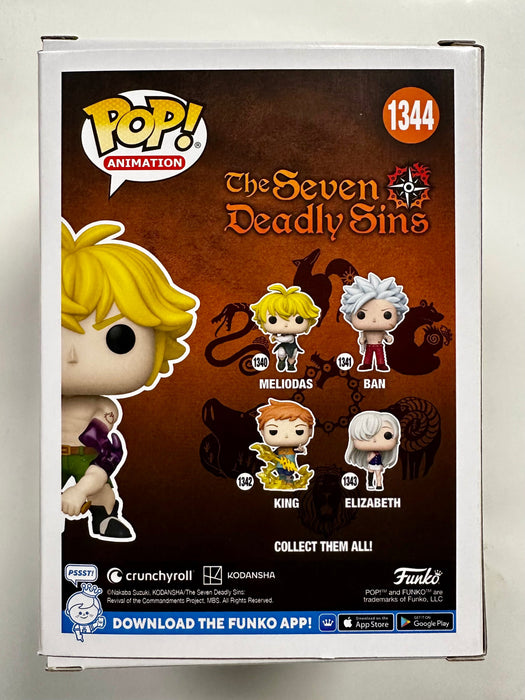 Funko Pop! Animation Meliodas (Demon Mode) #1344 Seven Deadly Sins 2023 PX Preview Exclusive - for just $20! 