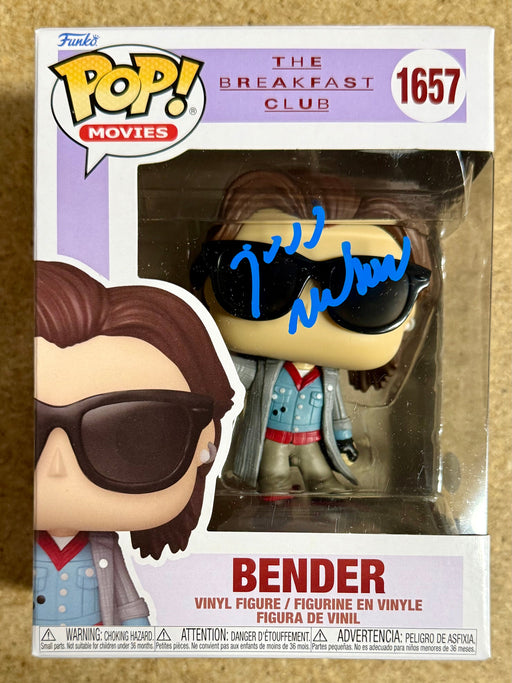 Judd Nelson Signed John Bender Breakfast Club Funko Pop! #1657 With JSA COA - for just $300! 