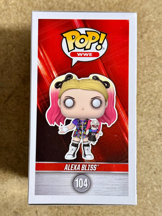 Alexa Bliss Signed WWE Women Wrestling Vaulted Exclusive Funko Pop! #104 With JSA COA - for just $120! 
