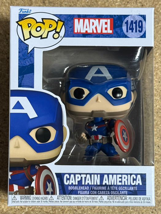 Funko Pop! Marvel Captain America #1419 Marvel Comics New Classics 2024 - for just $13! 