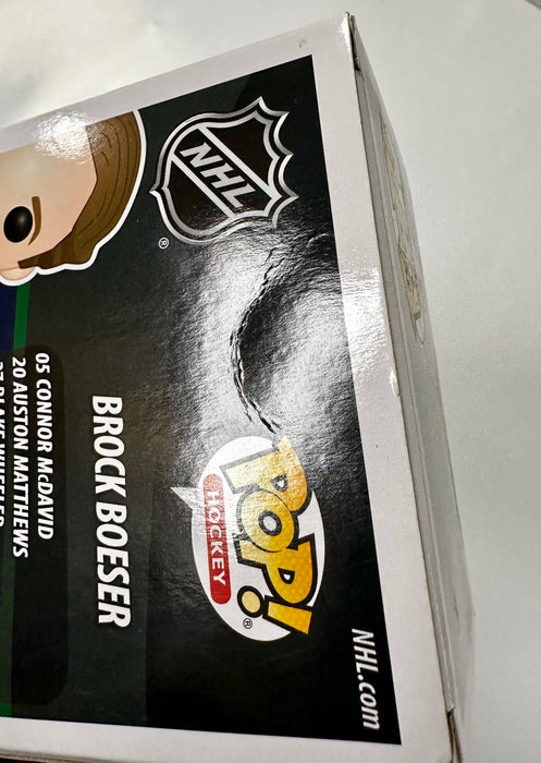 Brock Boeser Signed NHL Hockey Vancouver Canucks Funko Pop! #28 With JSA COA - for just $130! 
