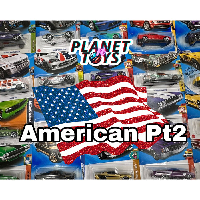 Hot Wheels American Power V2 1:64 Diecast Assorted (Ford, Chevy, Dodge, Mustang, Corvette, GMC, Jeep, Merc, Camaro) - for just $1.75! 