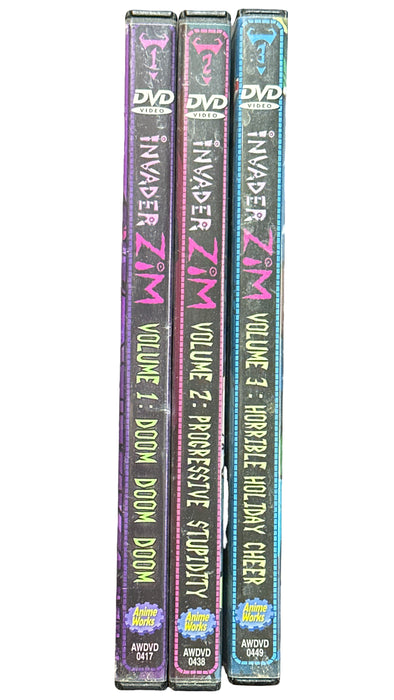 Invader Zim - Complete Invasion Volume 1-3 DVD 6 Disc Set Nickelodeon - for just $49.99! 