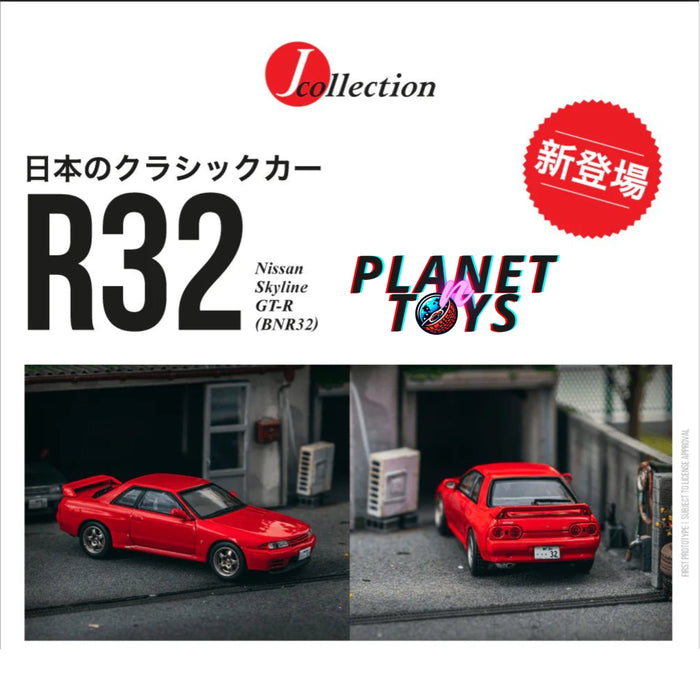 Tarmac Works - 1/64 NISSAN SKYLINE GT-R BNR32 RED DIECAST SCALE MODEL CAR (JC64-008-RD) Mijo - for just $12.99! 