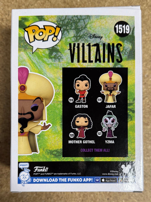 Jonathan Freeman Signed Jafar Funko Pop! #1519 Disney Aladdin With JSA COA - for just $120! 