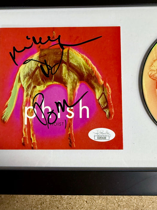 Phish (Trey Anastasio, Page & Mike) Signed Hoist Framed CD Booklet With JSA COA - for just $400! 