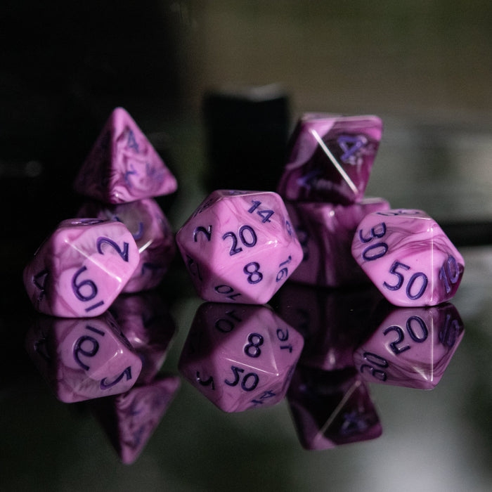 Dark Cherry Acrylic Dice Set - Just $9.99! Shop now at Retro Gaming of Denver