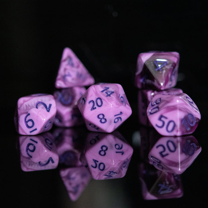 Dark Cherry Acrylic Dice Set - Just $9.99! Shop now at Retro Gaming of Denver