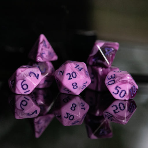 Dark Cherry Acrylic Dice Set - Just $9.99! Shop now at Retro Gaming of Denver