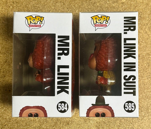 Funko Pop! Animation Mr. Link & With Suit Missing Link 2019 Vaulted Set Of 2 - for just $20! 