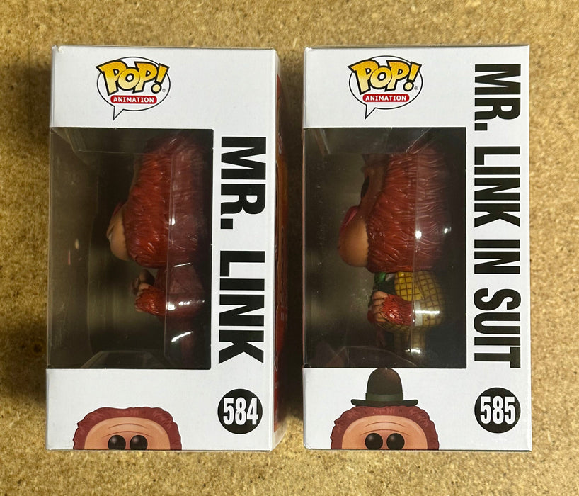 Funko Pop! Animation Mr. Link & With Suit Missing Link 2019 Vaulted Set Of 2 - for just $20! 