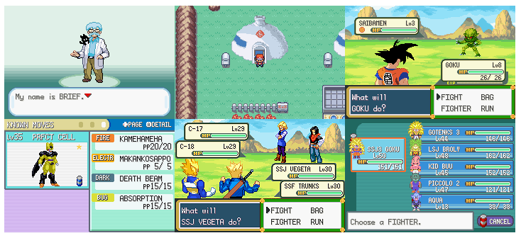 DBZ Team Training GBA ROM Hack Video Game Cartridge Pokemon - for just $18.49! 