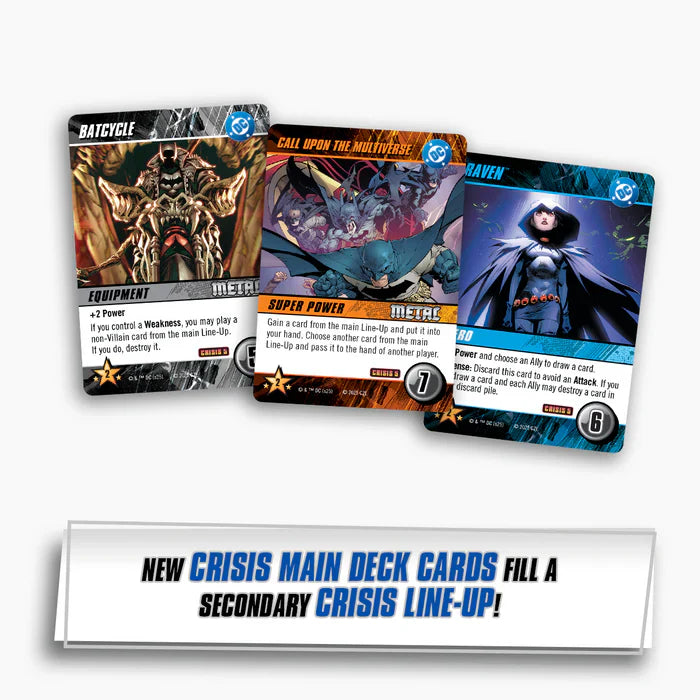 DC Deck-Building Game: Death Metal - Crisis Expansion Pack 5 - for just $34.99! 