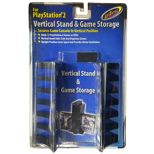 Intec PlayStation Vertical Stand & Game Storage for Playstation 2 - for just $19.99! 