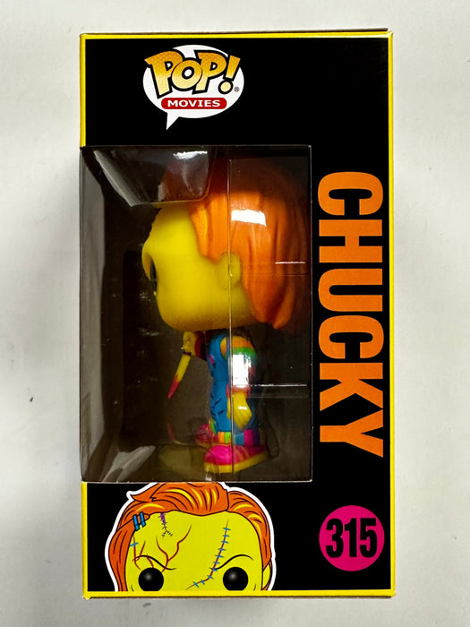 Funko Pop! Movies Black Light Chucky #315 Child’s Play Bride Of 2023 EE Exclusive - for just $15! 
