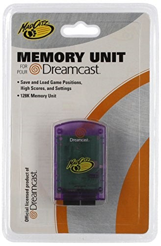 DC Memory Card Madcatz (Random Assorted Color) - Sega Dreamcast - for just $21.99! 