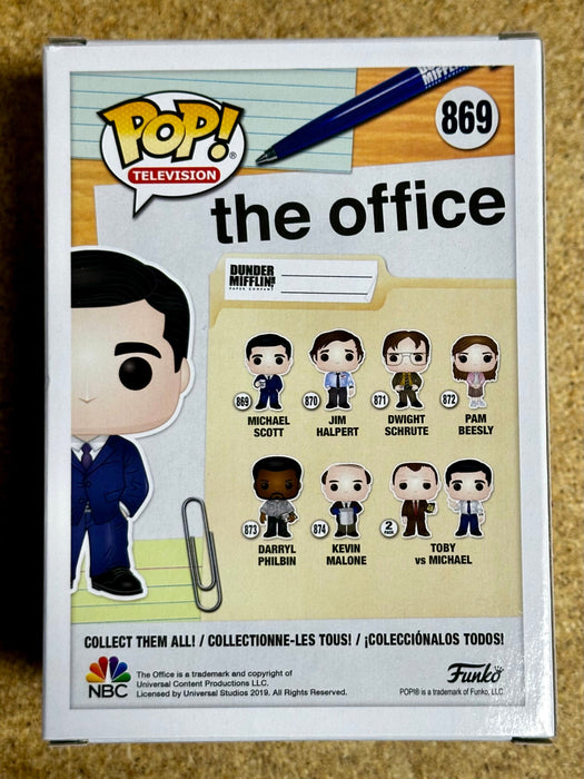 Funko Pop! Television Michael Scott With Mug #869 The Office Dunder Mifflin 2024 - for just $13! 