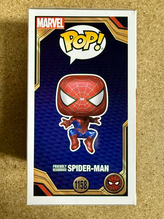 Josey Scott Of Saliva “Hero” Signed Metallic Spider-Man Funko Pop! #1158 Exclusive With JSA COA - for just $135! 