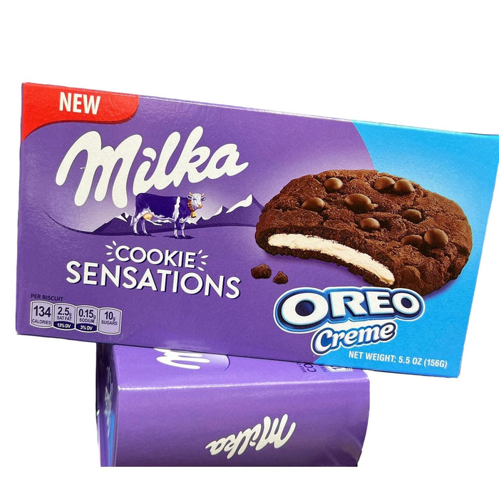 Milka Chocolate Cookies with Oreo Cream Filling - Deliciously Indulgent Treats - for just $5.99! 