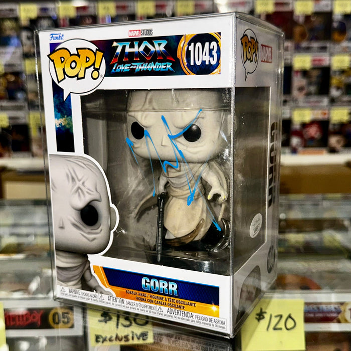 Christian Bale Signed Gorr The God Butcher Thor Funko Pop! #1043 With JSA COA - for just $150! 