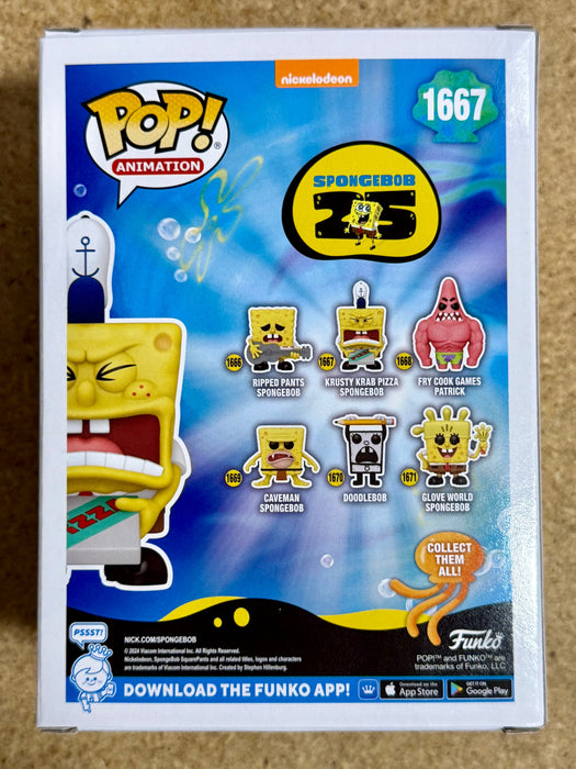 Funko Pop! Animation Krusty Krab Pizza Spongebob #1667 SquarePants 25 Years 2024 - for just $13! 