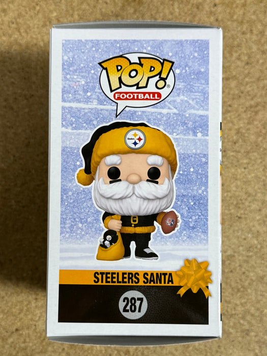 Pat Freiermuth Signed NFL Pittsburgh Steelers Santa Funko Pop! #287 With JSA COA - for just $120! 
