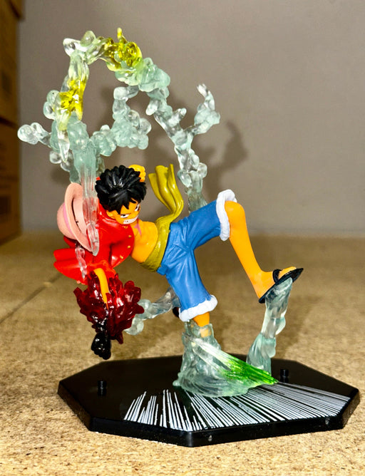 Anime One Piece Monkey D. Luffy Gear 2 (Two) Battle Scene Action Pose Statue - for just $15! 