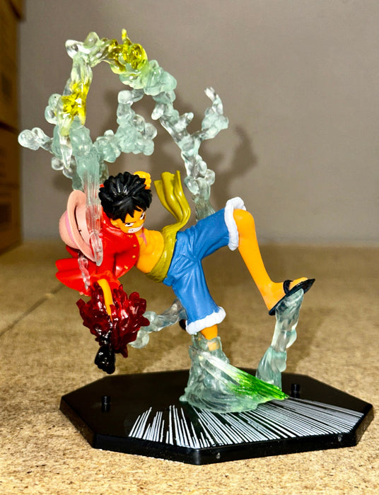 Anime One Piece Monkey D. Luffy Gear 2 (Two) Battle Scene Action Pose Statue - for just $15! 