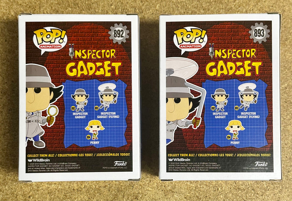 Funko Pop! Animation Inspector Gadget W/ Magnifying Glass & (Flying) Set Of 2 - for just $23! 