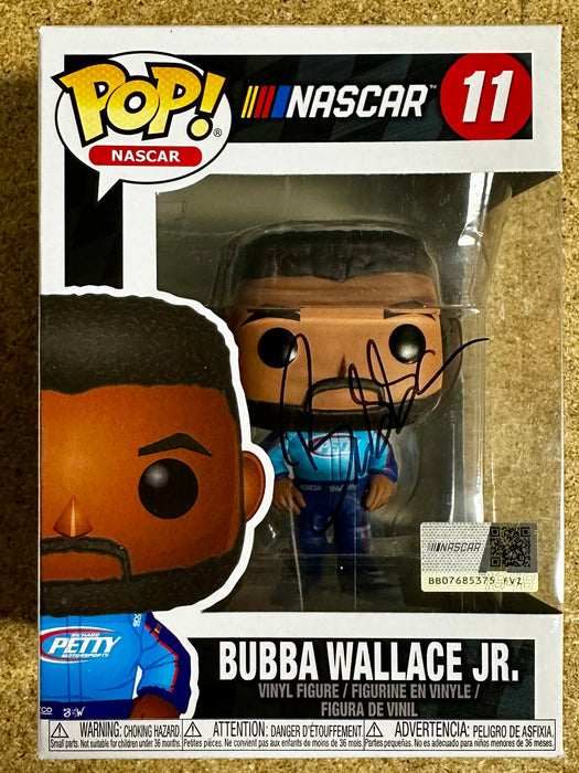 Funko Pop! NASCAR Driver Bubba Wallace Jr. #11 With JSA COA Petty Racing - for just $70! 