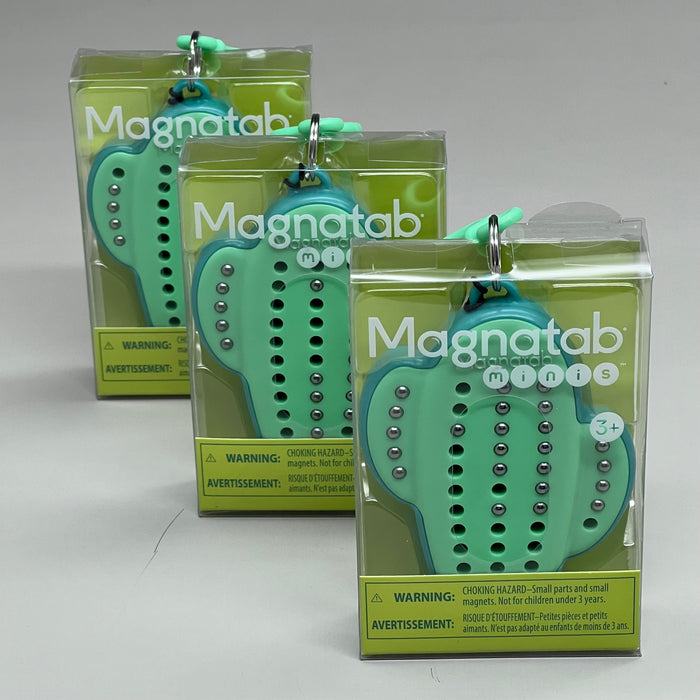 MAGNATAB (3 PACK) Keychain Magnetizing Minis Fidget Toy Cactus Ages 3+ ST230825 - for just $13! 