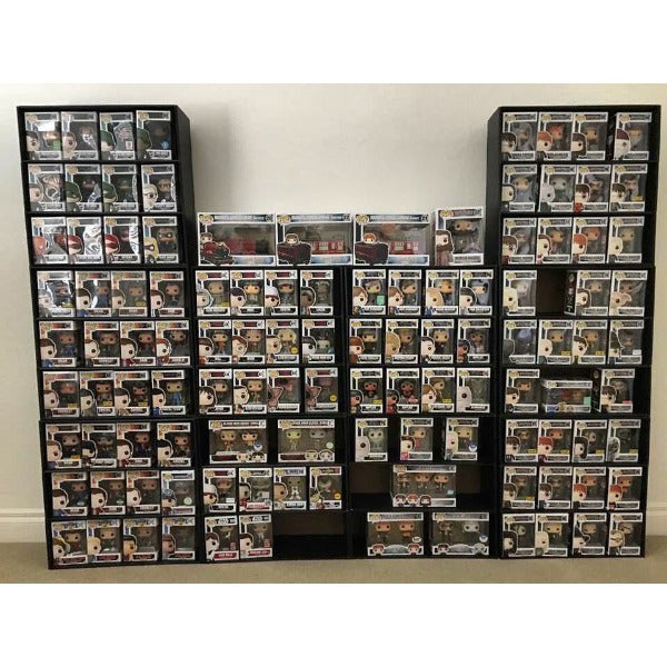 CLASSIC - Display Case for Funko Pops, Wall Mountable & Stackable Toy Shelf (Cardboard) - for just $34.99! 